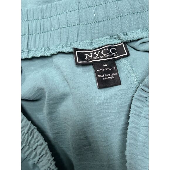 NYCC NEW YORK CLOTHING CO, Women's Flowy Pants, Green/Blue, Medium, NWT - Picture 3 of 5